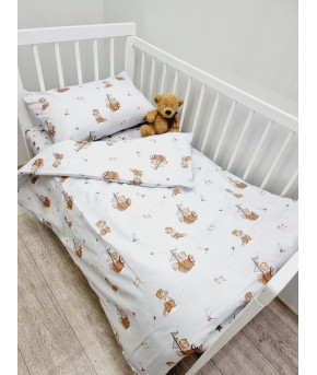 Простыня на резинке Sofi Бежевая 120x60см