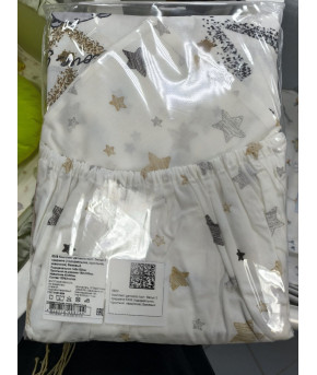 Простыня на резинке Sofi Бежевая 120x60см