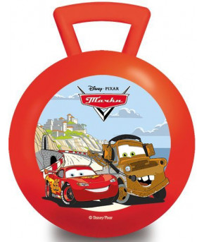 Мяч гимнастический Disney Тачки 45см с ручкой, красный