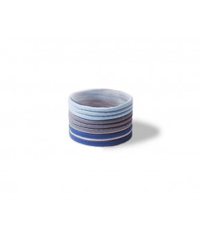 Резинка для волос ESLI, набор 8 шт, голубой-светло-серый