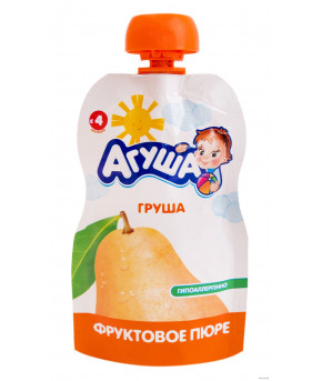 Пюре Агуша груша gualapack 90г