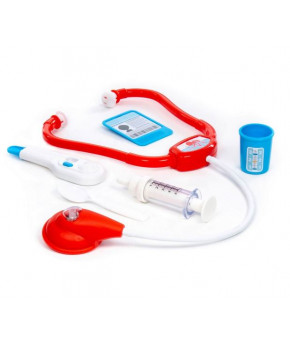 Набор Полесье Доктор №24 5 элементов + стетоскоп со светом и звуком (в блистере)