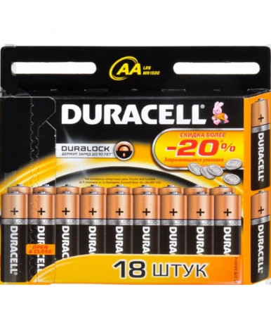 Батарейки Duracell AAA-LR03 MN2.4 (18шт) цена за штуку