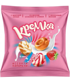 Карамель леденцовая Кремка ассорти 180г