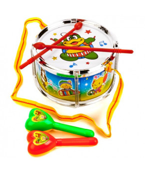 Барабан детский Bring Music с набором музыкальных инструментов