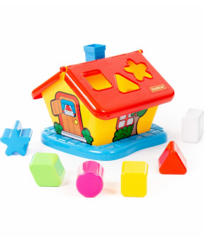 Развивающая игрушка-сортер Полесье Садовый домик (в сеточке)