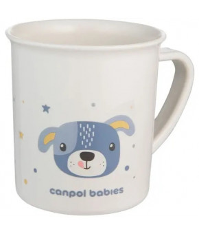 Чашка пластиковая Canpol babies Cute Animals Голубой170мл 12+