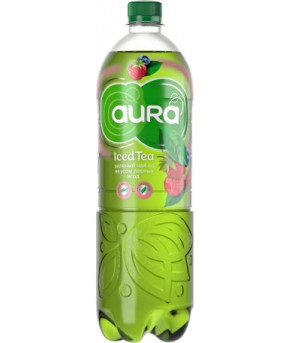 Напиток AURA Iced Tea зеленый чай со вкусом лесных ягод 1,0л