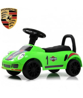 Автомобиль-каталка RiverToys Porsche со светящимися фарами и звуком Green