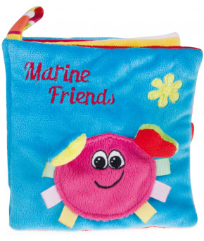 Книжка Canpol плюшевая Marine Friends текстиль