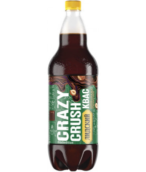 Квас Лидский Crazy Crush со вкусом шоколада и лесного ореха 1,5л