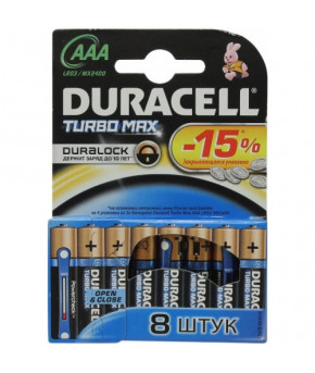 Батарейки Duracell AAA-LR03 MN2.4 (12шт) цена за штуку