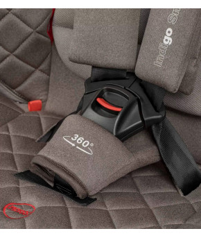 Автокресло INDIGO Smart Isofix Beige/Brown (0-36кг)