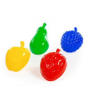 Формочки Полесье, 4шт фрукты большие