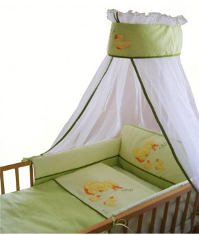 Комплект в кроватку Migliori Поющие утята желто-зеленый 7пр
