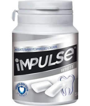 Жевательная резинка Impulse Ice White 56г