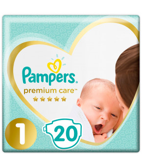 Подгузники Pampers Premium Care 1 (2-5кг) 20шт