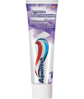 Зубная паста Aquafresh Active White активное отбеливание 100мл
