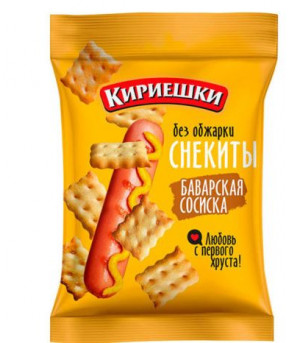 Снекиты Кириешки со вкусом баварской сосиски 60г