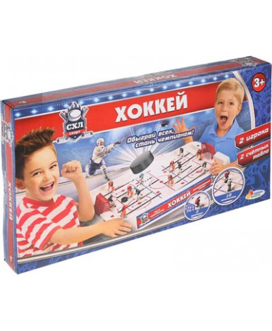 Настольная игра мини-хоккей Играем вместе (в коробке) Настольная игра мини-хоккей Играем вместе (в коробке)