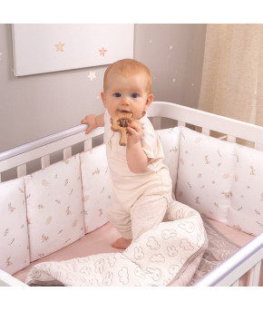 Комплект в кроватку Perina Sleepy Pink 6пр