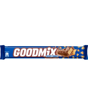 Батончик глазированный Goodmix со вкусом печенья и хрустящей вафлей 47г