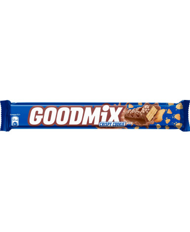 Батончик глазированный Goodmix со вкусом печенья и хрустящей вафлей 47г