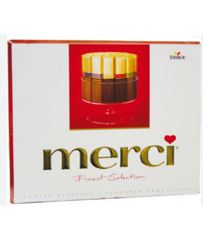 Набор шоколадных конфет Merci ассорти 8 видов 250г