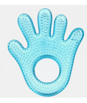 Прорезыватель Крошка Я Ладошка охлаждающий голубой