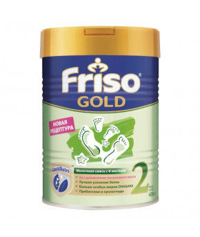 Смесь Friso Gold 2 LockNutri молочная, 400г