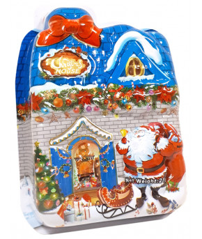 Игрушка сюрприз Christmas House со сладким набором 21г