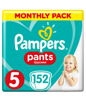 Подгузники-трусики Pampers Pants 5 (12-17кг) 152шт (2 части цена за 76шт)