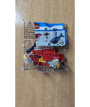 Конструктор Sluban Вертолёт красный мини (в пакете) АКЦИЯ