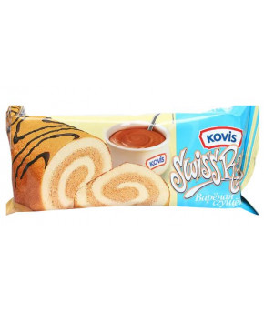 Рулет бисквитный Kovis с кремом шоколад 175г