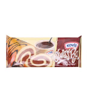Рулет бисквитный Kovis с кремом шоколад 175г