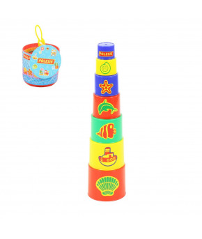 Развивающая пирамидка Полесье (в сеточке)