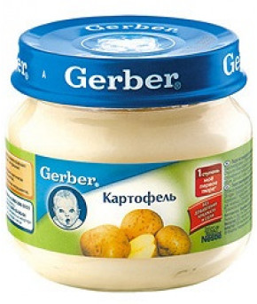 Пюре Gerber картофель 80г