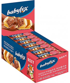 Батончик Babyfox Roxy шоколад/фундучная паста 18г