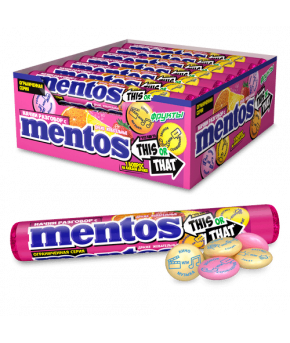 Драже жевательные Mentos со вкусом Фруктов 37.5г