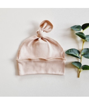 Шапочка Sofi с узелком Кофе интерлок р-р 36-56