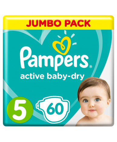 Подгузники Pampers Active Baby 5 (11-16кг) 60шт
