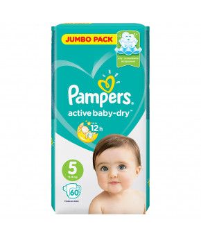 Подгузники Pampers Active Baby 5 (11-16кг) 60шт