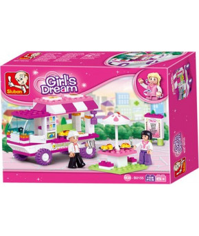 Конструктор Sluban Розовая мечта Пикник (102 детали) (в коробке)