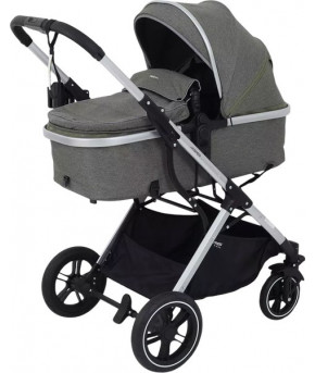Модульная коляска 3 в 1 MOWbaby Jasper Silver Green