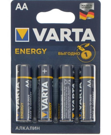Батарейки Varta Energy алкалиновая AA LR6-4BL 1.5V (цена за штуку)