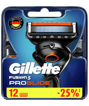 Кассеты Gillette FUSION ProGlide 12шт