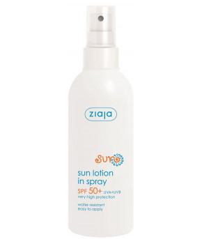 Лосьон солнцезащитный Ziaja baby Sun SPF-50+ spray водостойкий 170мл