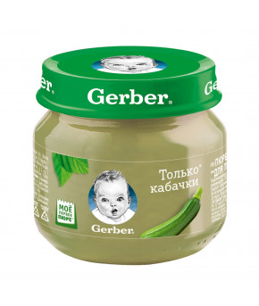 Пюре Gerber кабачок 80г