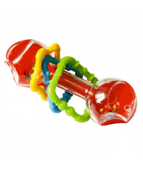 Погремушка Stellar Гантелька Прозрачная