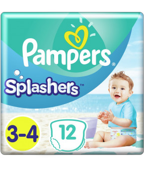 Подгузники-трусики Pampers Splashers для плавания 3-4 (6-11кг) 12шт